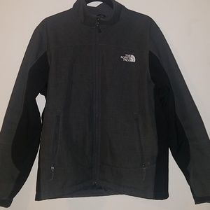 Men's gray/black North Face Jacket